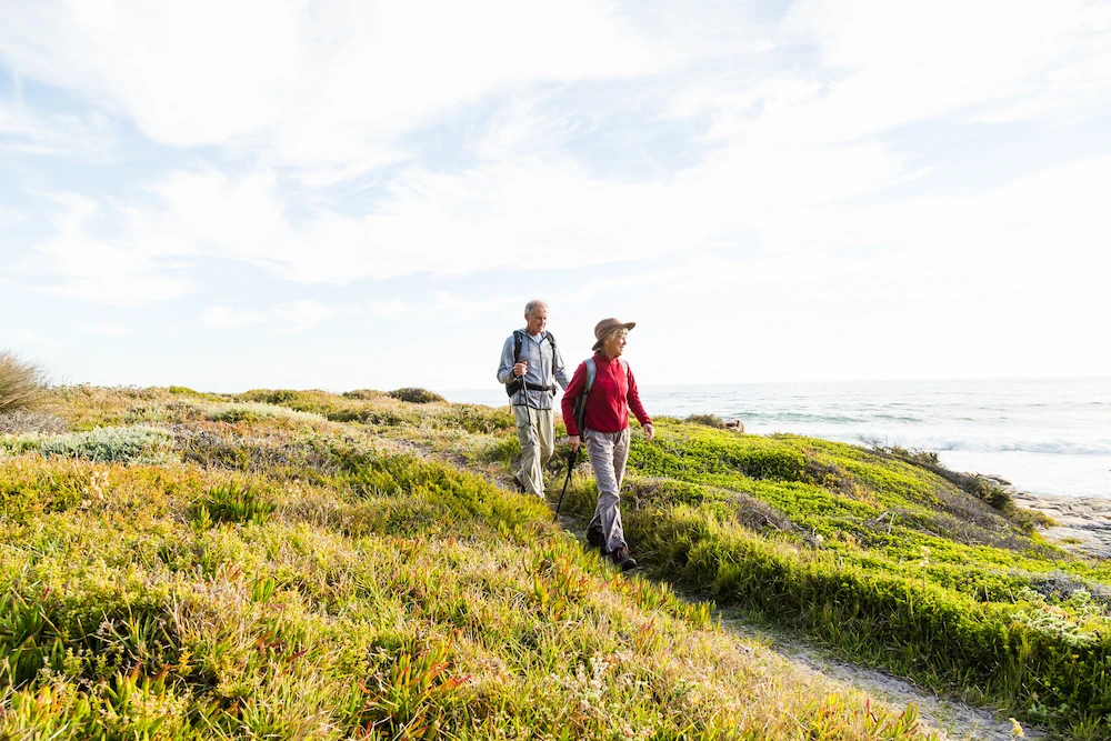 Couple walking